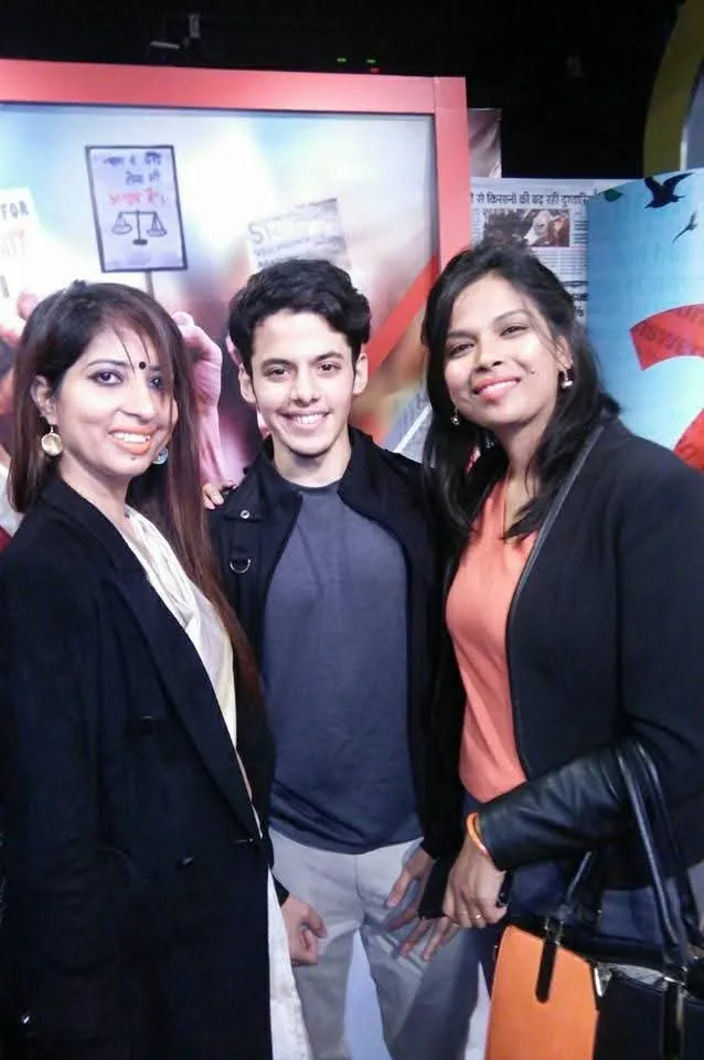 Roli Tripathi on a TV debate panel