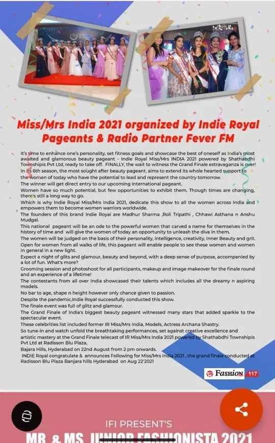 Press coverage of Indie Royal